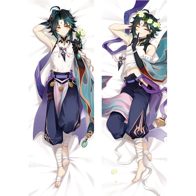 Body Pillow Cover - Anime Genshin Impact Xiao Cosplay Body