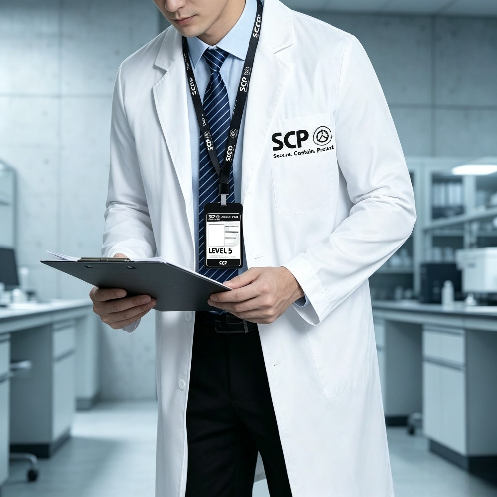 SCP Merchandise White Lab Coat - огляд і ціна Anime Merchandise Jacket