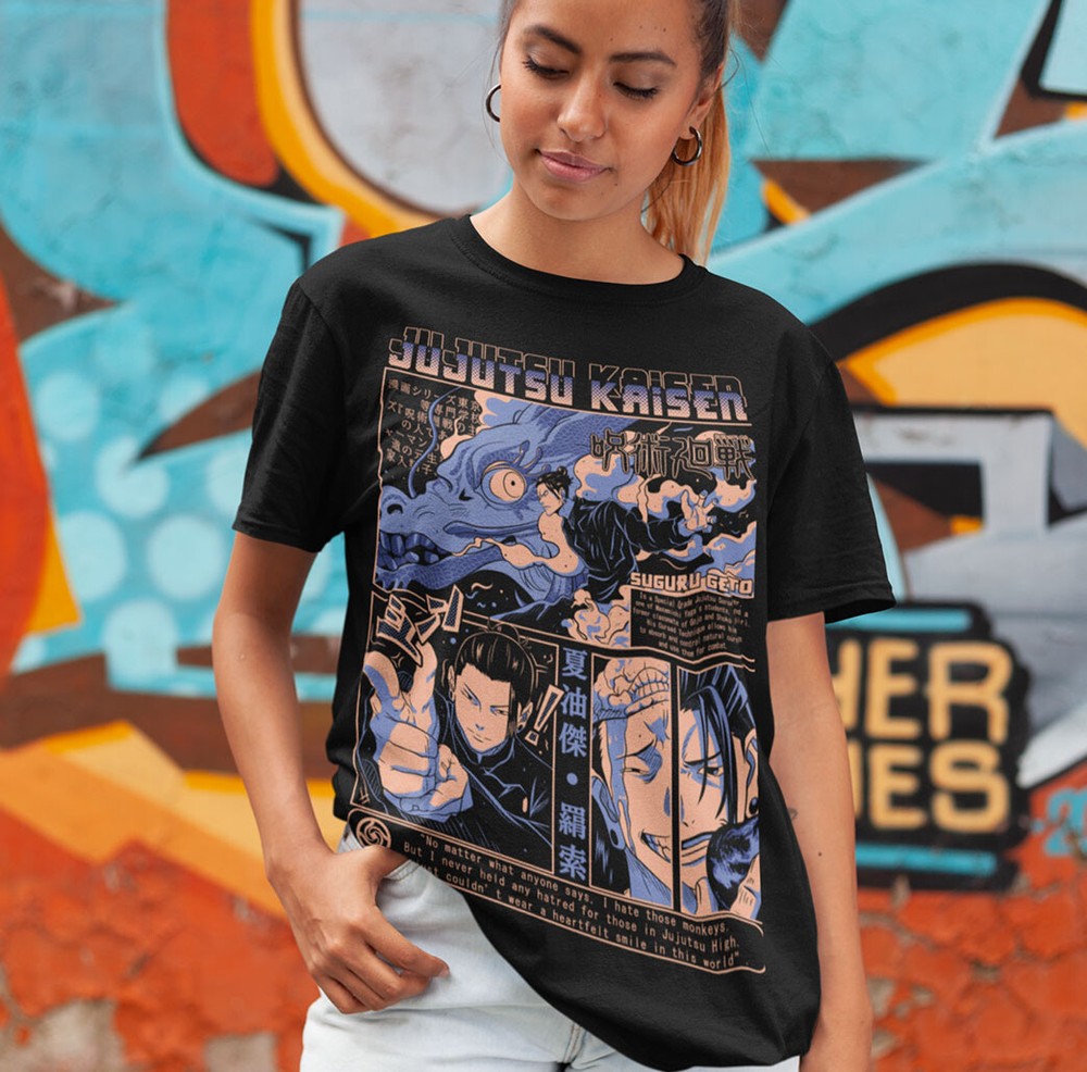 Geto T-shirt Jujutsu Kaisen Su - огляд і ціна Jjk Anime Merchandise